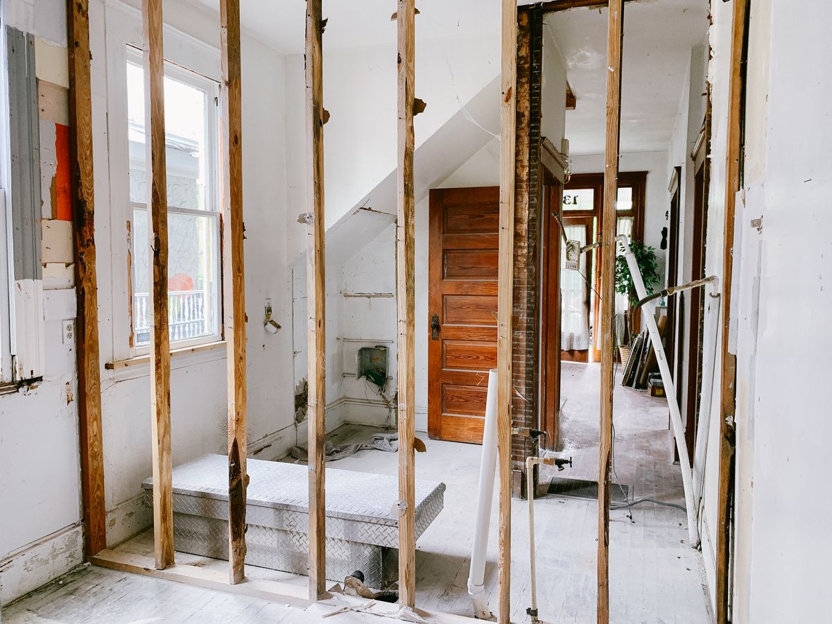Interior remodeling project